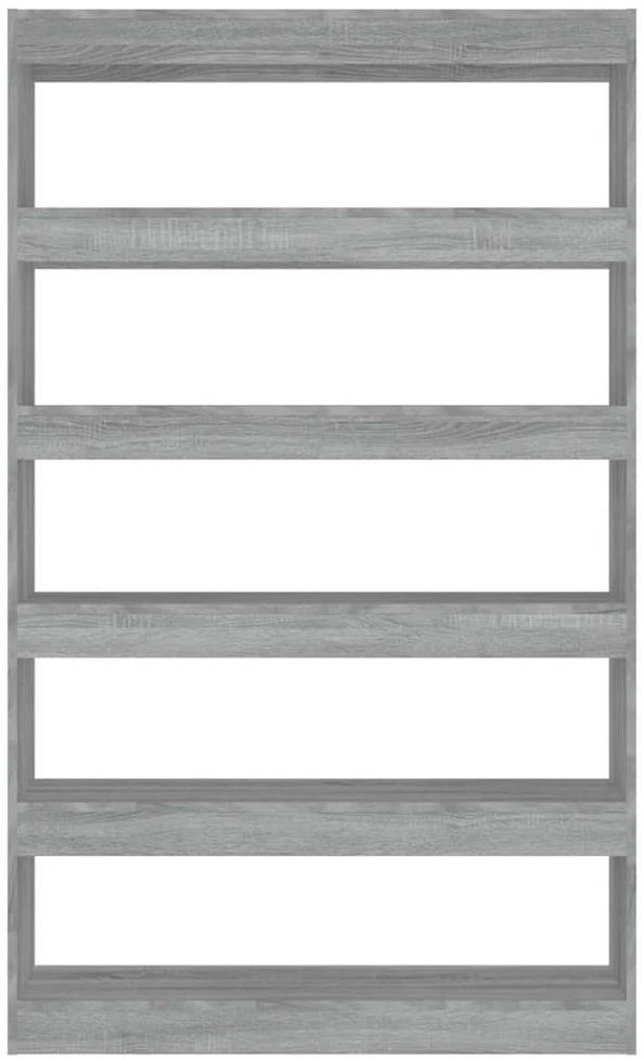 Spintelė knygoms/kambario pertvara, pilka, 100x30x166cm