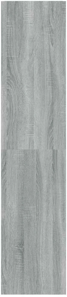 Spintelė knygoms/kambario pertvara, pilka, 40x30x135cm