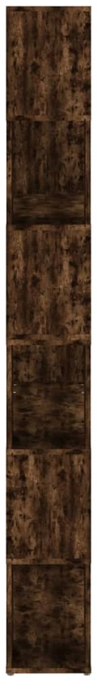 Spintelė knygoms/pertvara, dūminio ąžuolo, 100x24x188cm