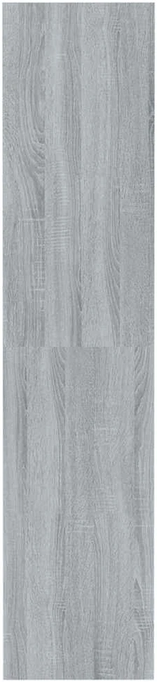 Spintelė knygoms/pertvara, pilka ąžuolo, 80x30x135cm, mediena