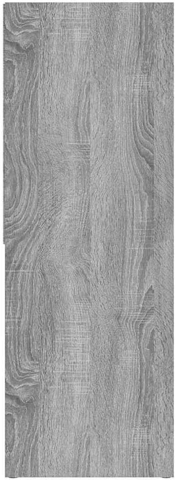 Spintelė knygoms, pilka ąžuolo, 67x24x161cm, apdirbta mediena