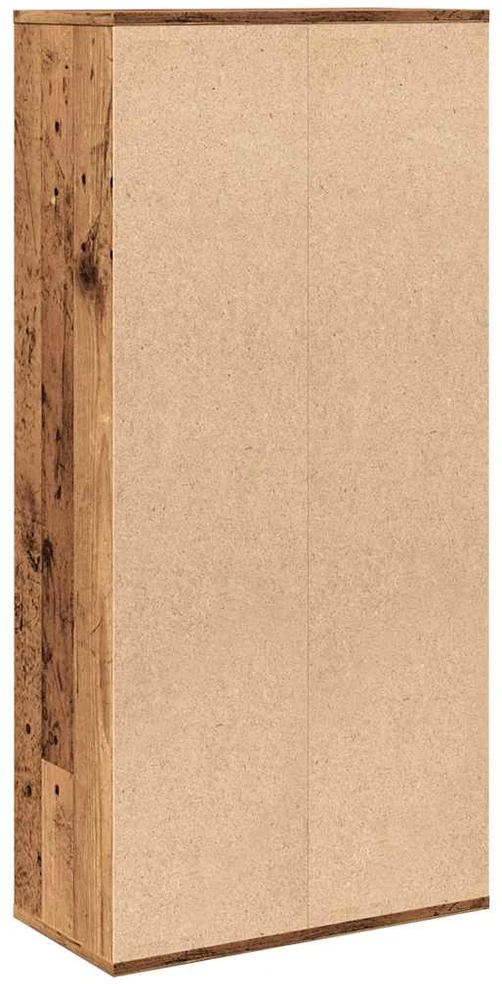 Spintelė knygoms, sendintos medienos spalvos, 50x25x104cm