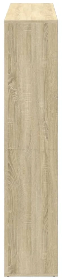 Spintelė knygoms, sonoma ąžuolo spalvos, 137,5x29x137,5cm, MDP