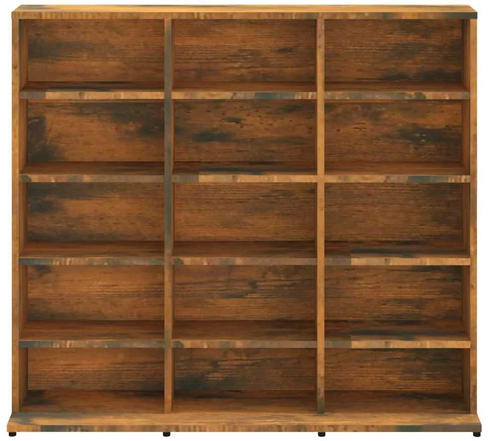 Spintelė kompaktiniams diskams, ąžuolo, 102x23x89,5cm, mediena