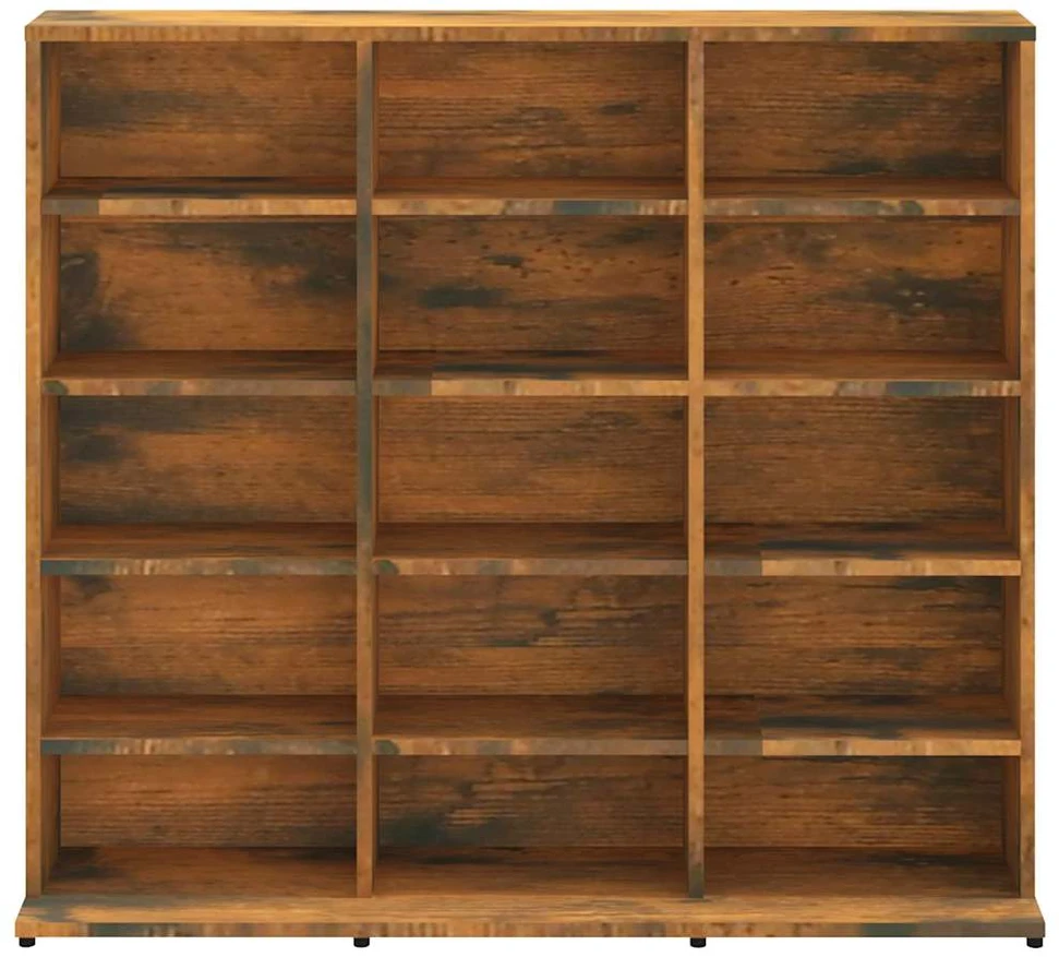 Spintelė kompaktiniams diskams, ąžuolo, 102x23x89,5cm, mediena