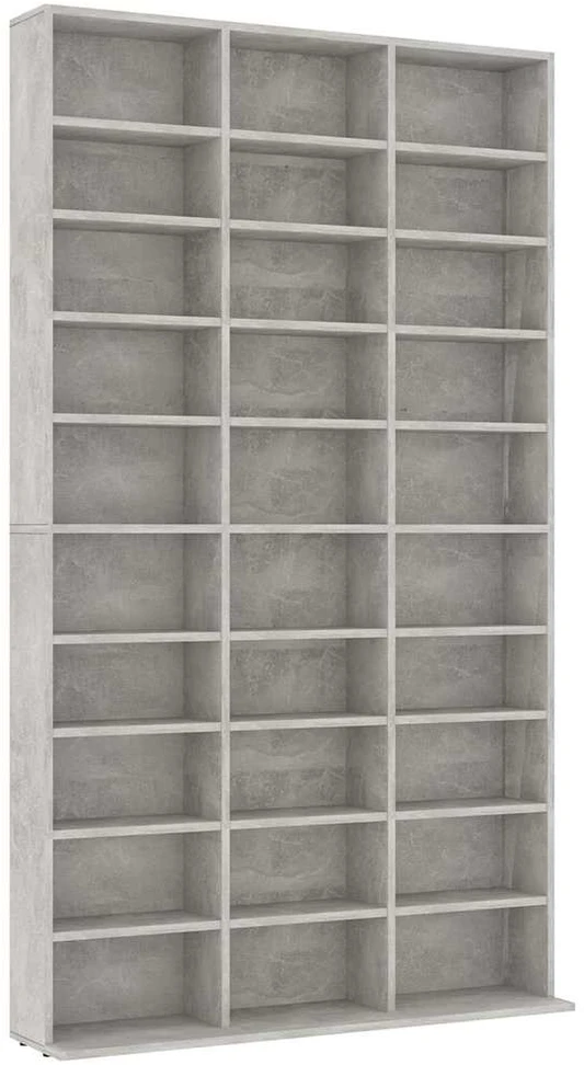 Spintelė kompaktiniams diskams, betono, 102x16x177,5cm, mediena