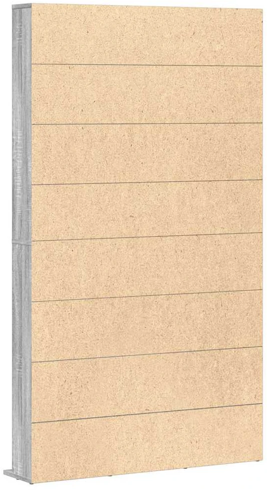 Spintelė kompaktiniams diskams, pilka, 102x23x177,5cm, mediena