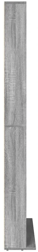 Spintelė kompaktiniams diskams, pilka, 102x23x177,5cm, mediena