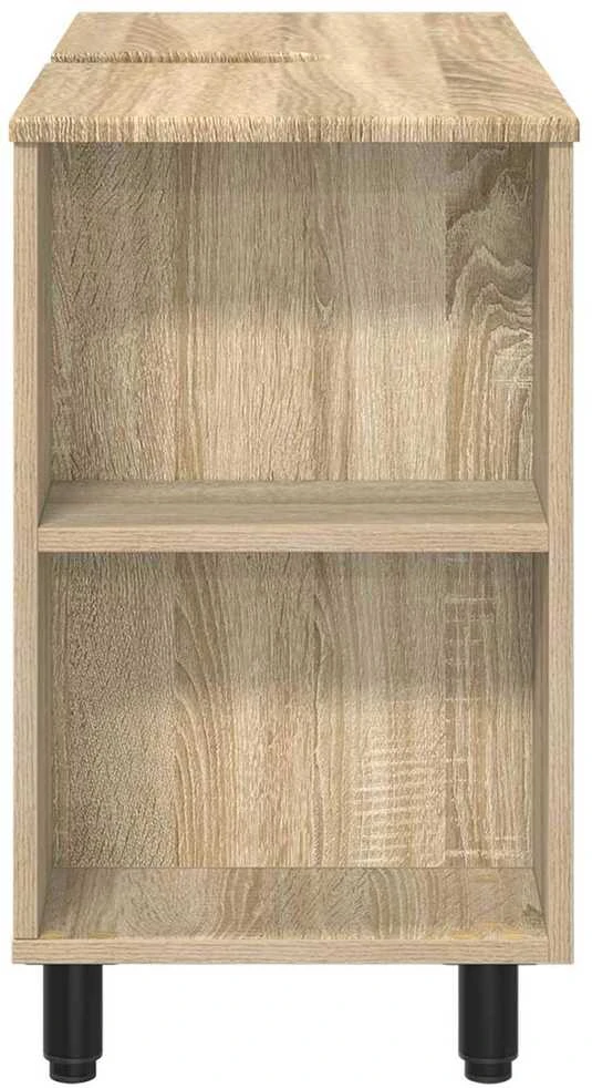 Vonios tualeto komplektas Sonoma ąžuolas 80 x 35 x 60 cm