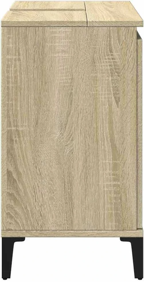 Spintelė praustuvui, ąžuolo, 58x33x60cm, apdirbta mediena