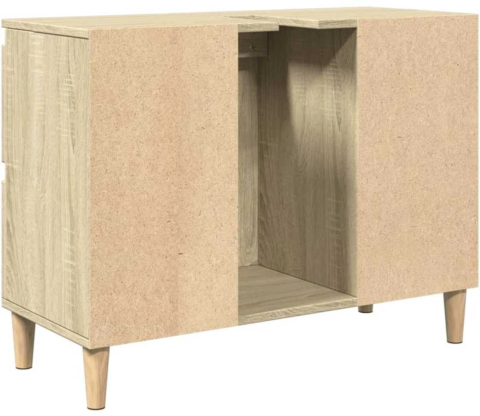 Spintelė praustuvui, ąžuolo, 80x33x60cm, apdirbta mediena