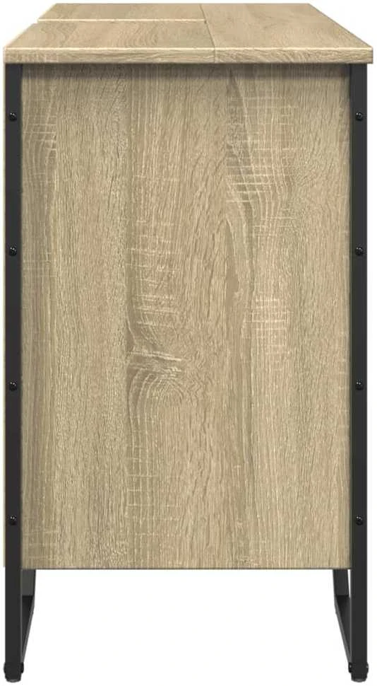 Spintelė praustuvui, ąžuolo, 91x35x60cm, apdirbta mediena