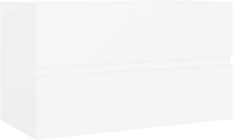 Spintelė praustuvui, baltos spalvos, 80x38,5x45cm, MDP
