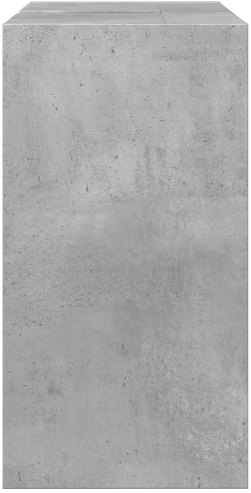 Spintelė praustuvui, betono, 63x29x55cm, apdirbta mediena