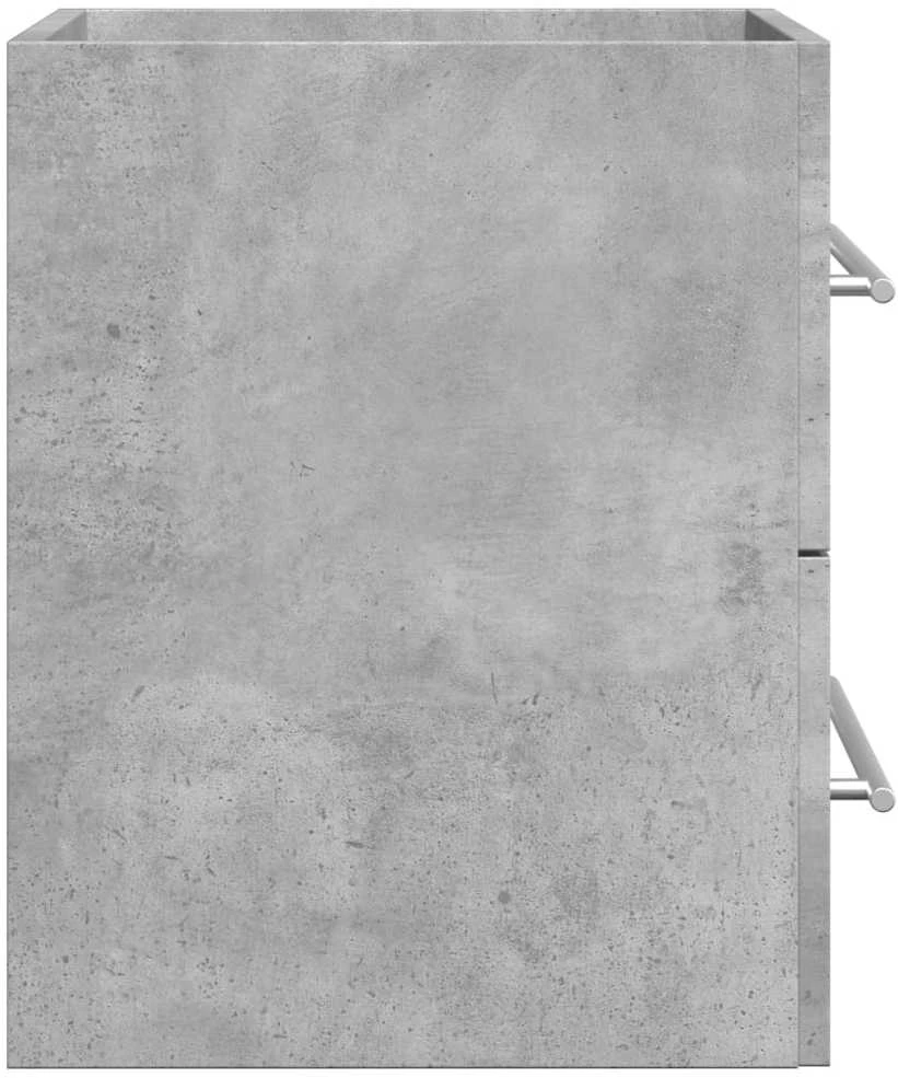 Spintelė praustuvui, betono pilkos spalvos, 60x38,5x48cm, MDP