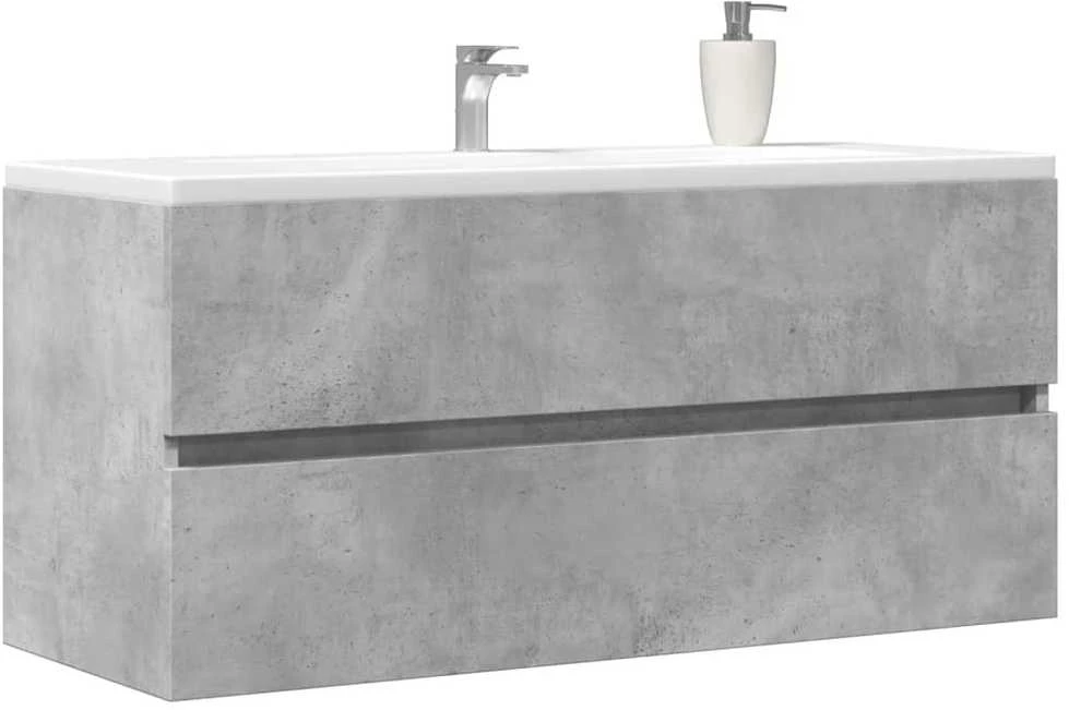 Spintelė praustuvui, betono pilkos spalvos, 100x38,5x45cm, MDP