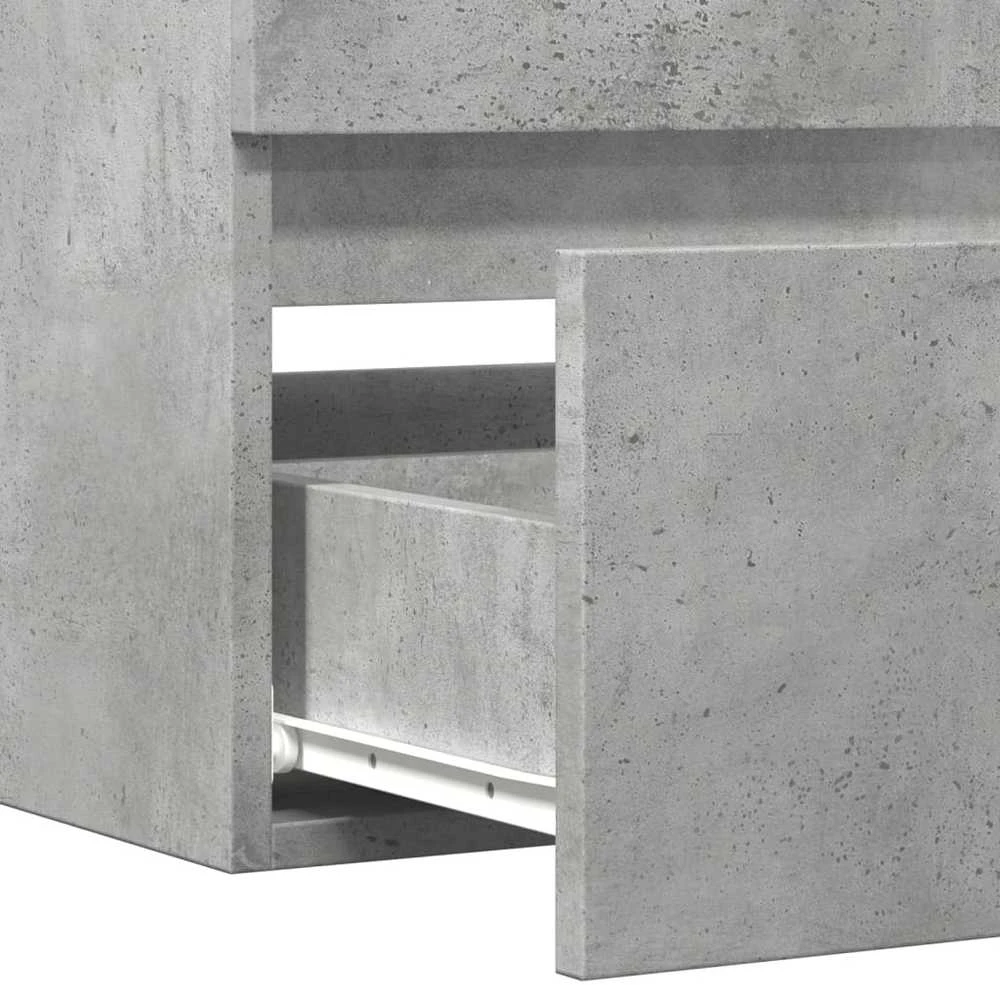 Spintelė praustuvui, betono pilkos spalvos, 100x38,5x45cm, MDP