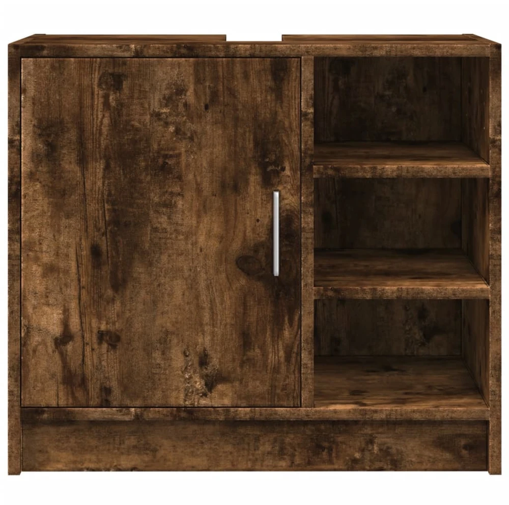 Spintelė praustuvui, dūminio ąžuolo, 63x29x55cm, mediena