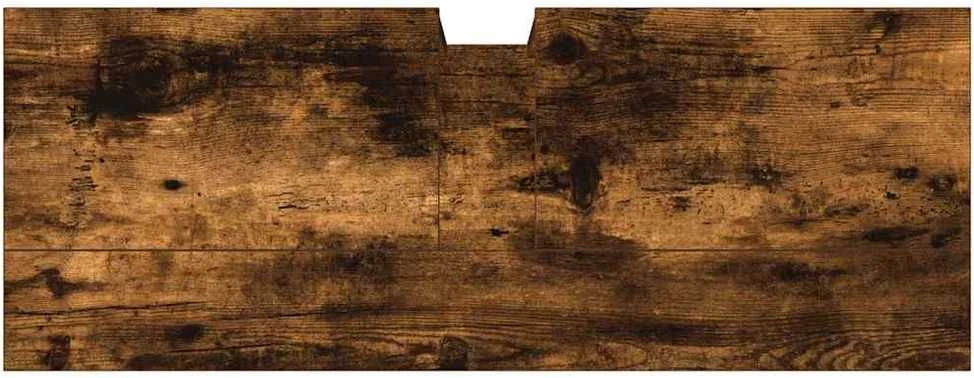 Spintelė praustuvui, dūminio ąžuolo, 80x30x60cm, mediena