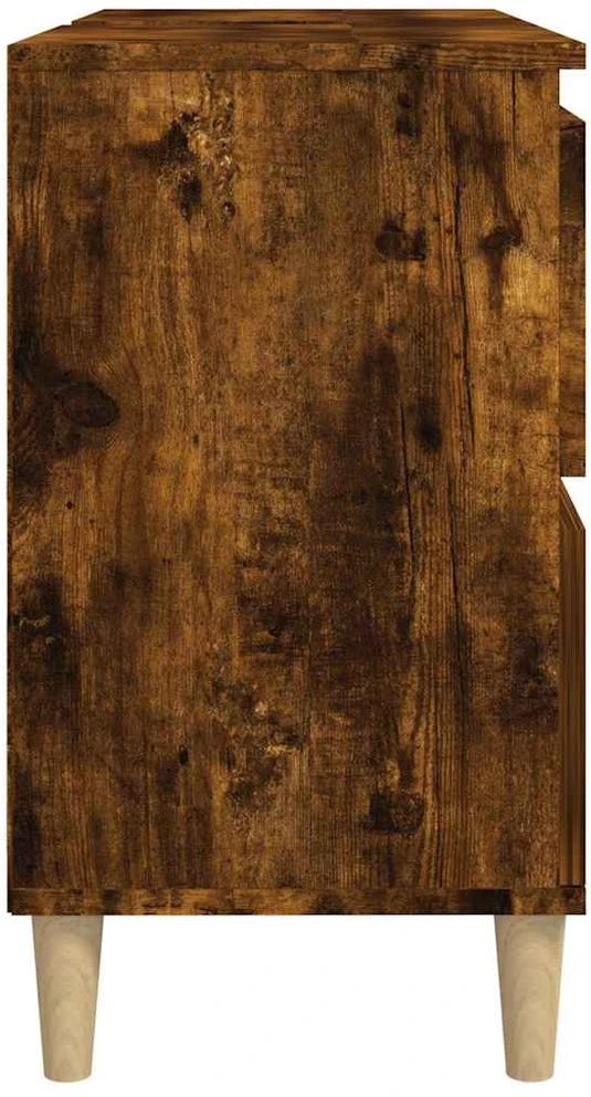 Spintelė praustuvui, dūminio ąžuolo, 80x33x60cm, mediena