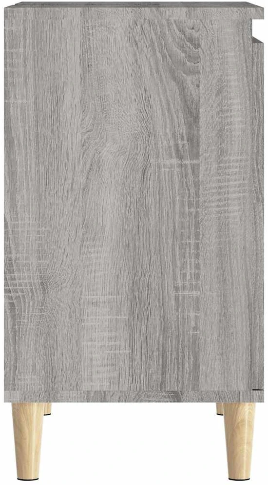 Spintelė praustuvui, pilka ąžuolo, 58x33x60cm, apdirbta mediena