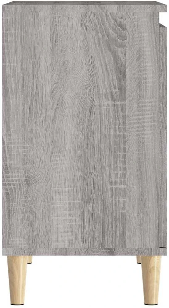 Spintelė praustuvui, pilka ąžuolo, 58x33x60cm, apdirbta mediena