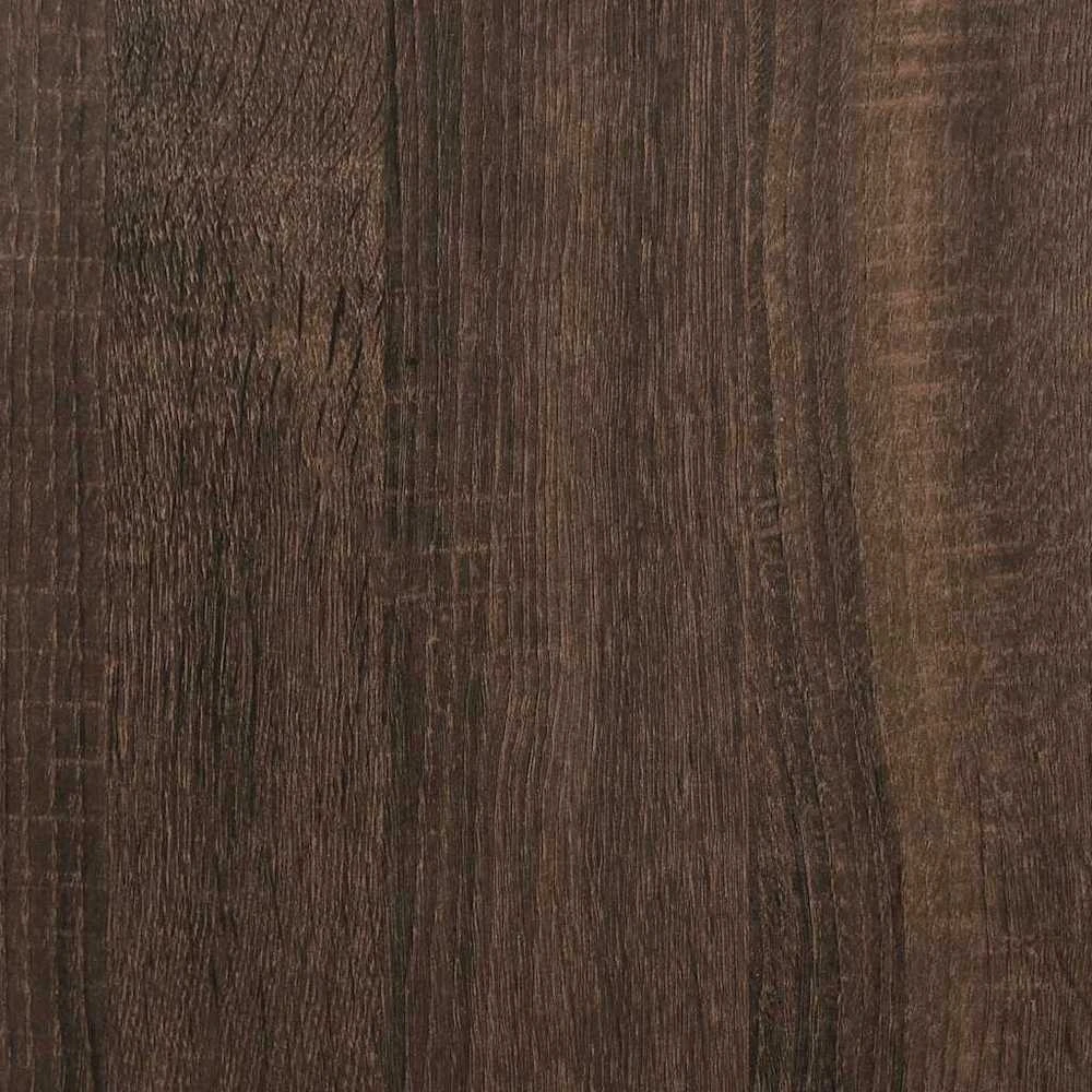 Spintelė praustuvui, ruda ąžuolo, 80x30x60cm, apdirbta mediena