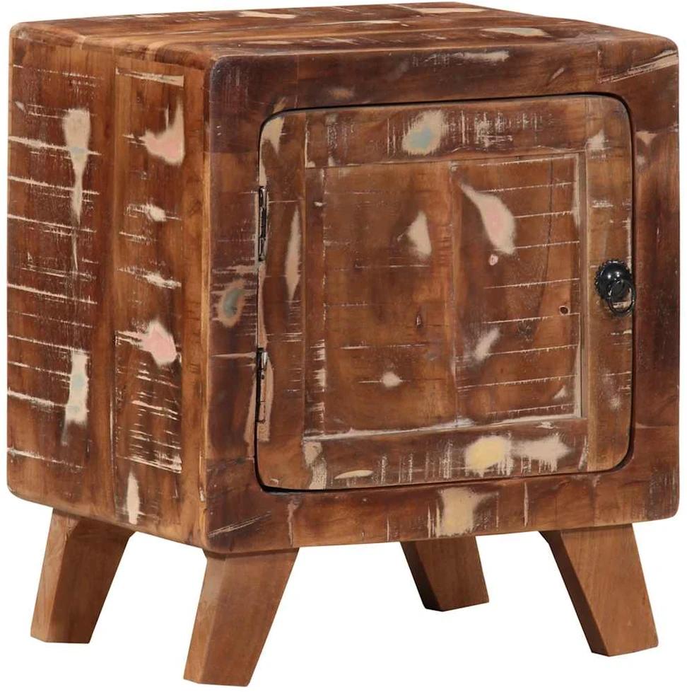 Spintelė prie lovos 40x32x46 cm Regeneruota medžio masyvo