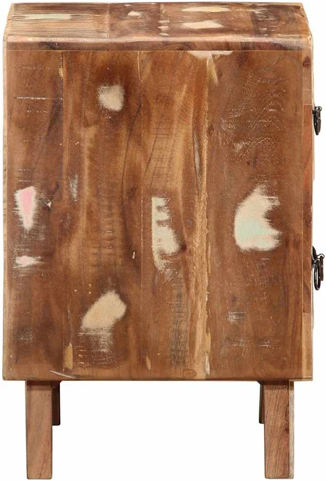 Spintelė prie lovos 40x32x46 cm Regeneruota medžio masyvo