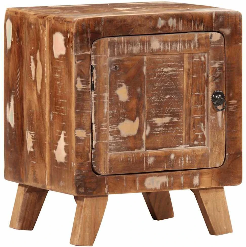 Spintelė prie lovos 40x32x46 cm Regeneruota medžio masyvo