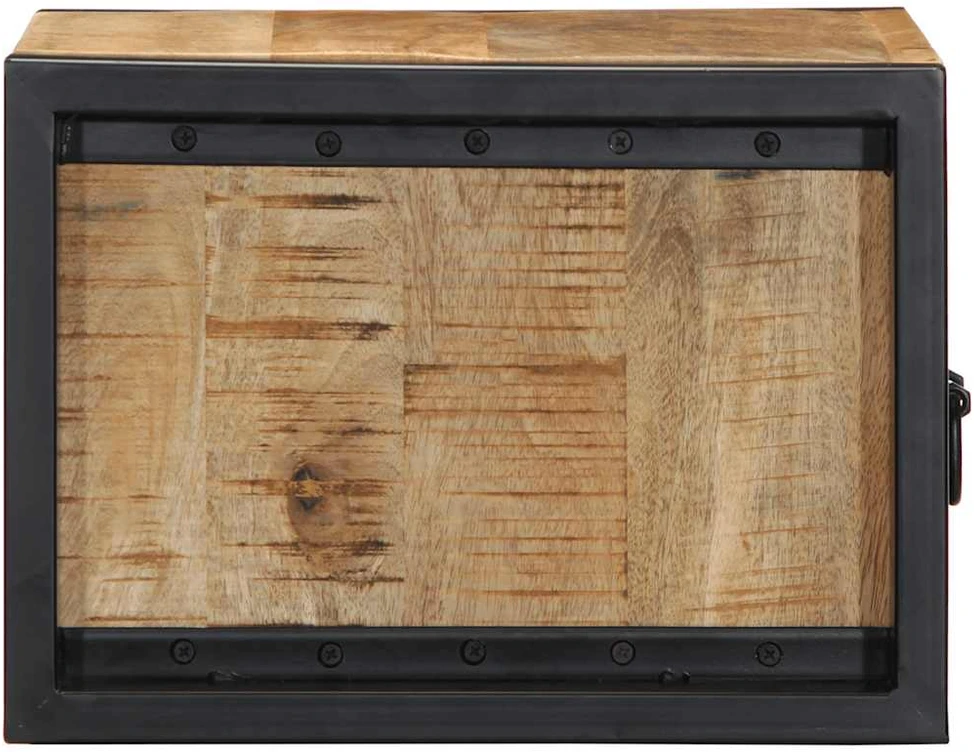 Spintelė prie lovos 40x35x25 cm Tvirtas neapdorotas medis Mango