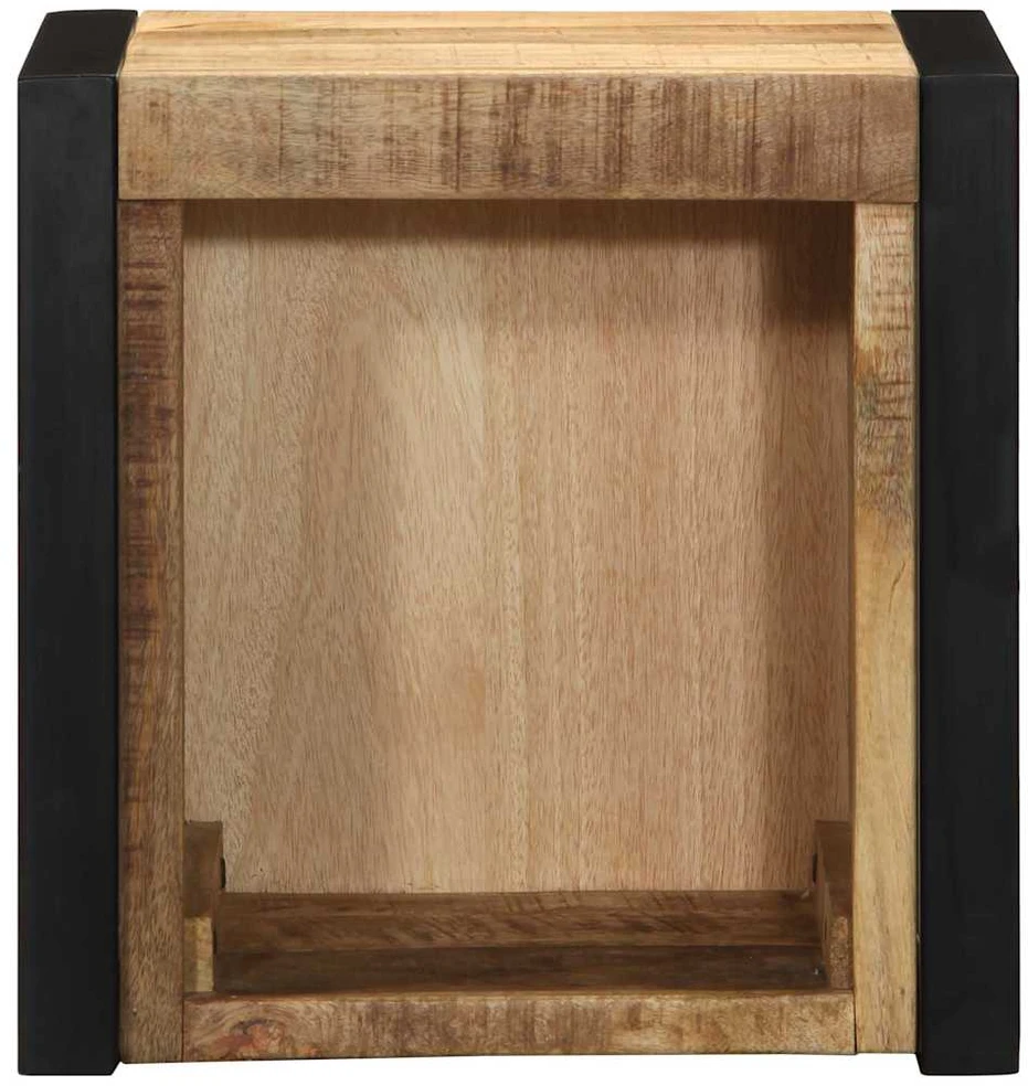 Spintelė prie lovos 40x35x40 cm Tvirtas neapdorotas medis Mango