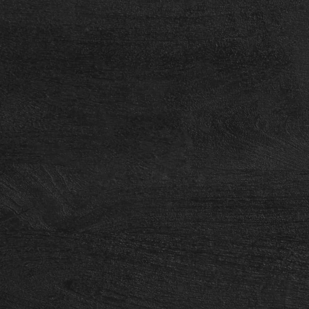 Spintelė prie lovos Juoda 50x33x62 cm Inžinierinė mediena