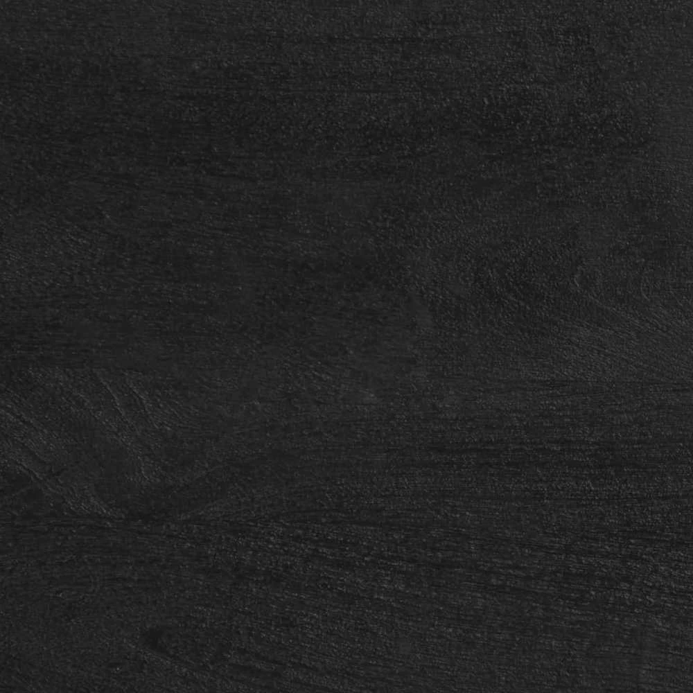Spintelė prie lovos Juoda 50x33x62 cm Inžinierinė mediena
