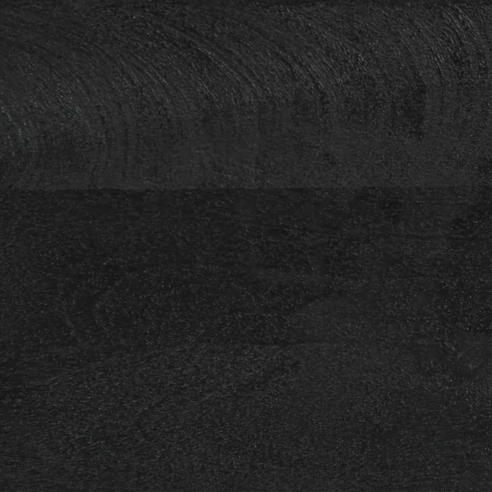 Spintelė prie lovos Juoda 50x33x62 cm Inžinierinė mediena