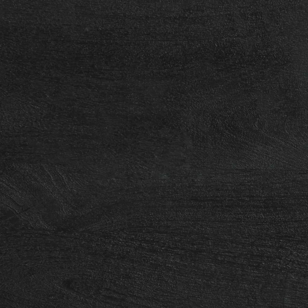 Spintelė prie lovos Juoda 50x33x62 cm Inžinierinė mediena