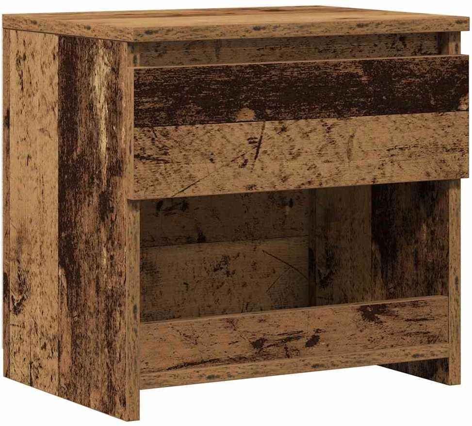 Spintelė prie lovos Old Wood 40x30x39 cm Engineered Wood