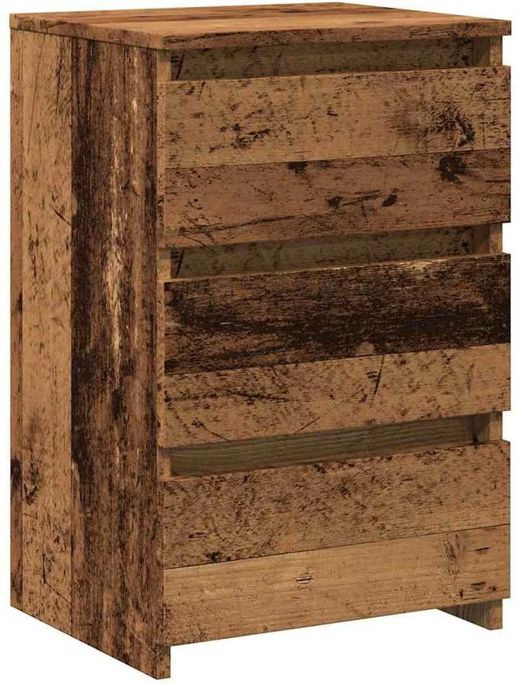 Spintelė prie lovos Old Wood 40x35x62,5 cm Engineered Wood