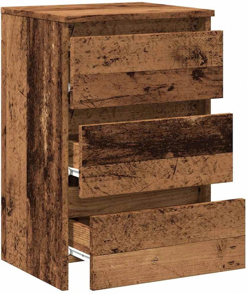 Spintelė prie lovos Old Wood 40x35x62,5 cm Engineered Wood