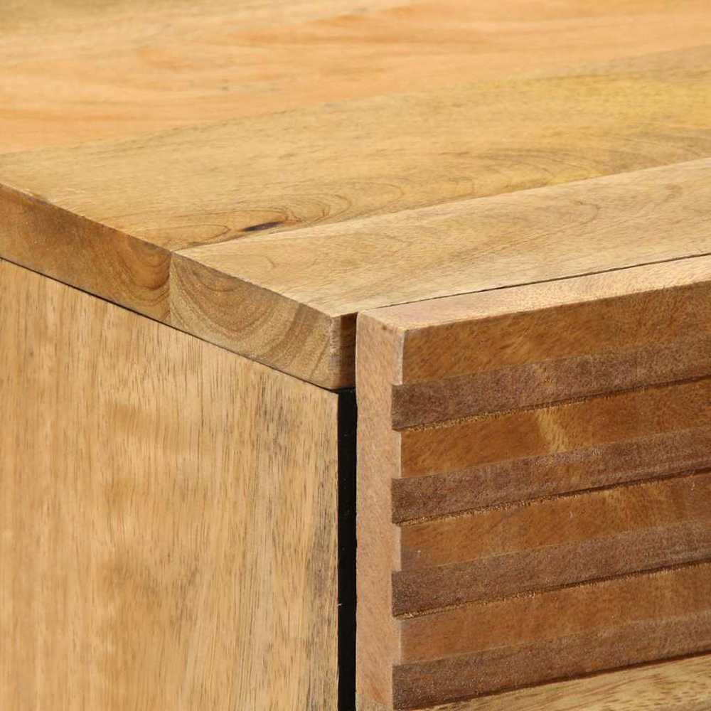 Spintelė prie lovos Ruda 50x33x60 cm Medžio masyvo Mango