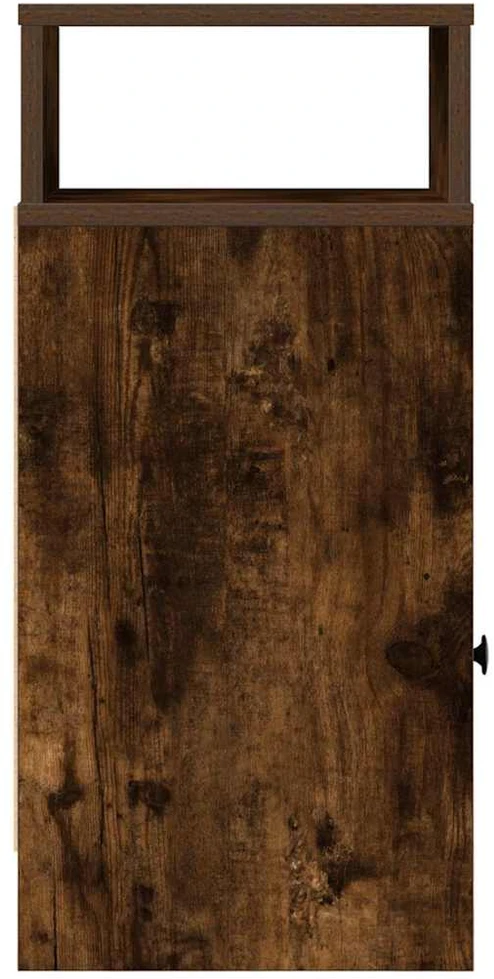 Spintelė prie lovos su stalčiumi, dūminio ąžuolo, 25x31x66cm