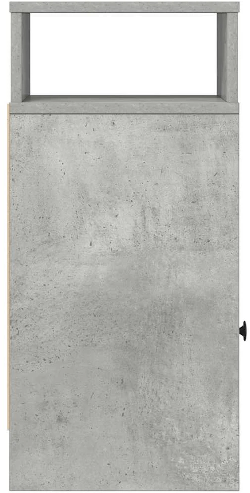 Spintelė prie lovos su stalčiumi, pilka, 25x31x66cm