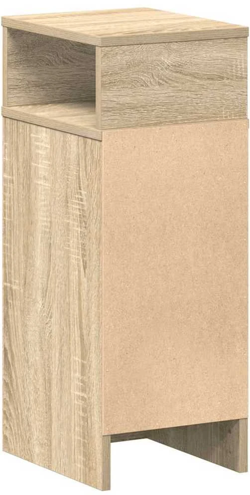 Spintelė prie lovos su stalčiumi, sonoma, 25x31x66cm