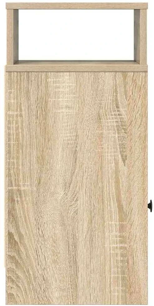 Spintelė prie lovos su stalčiumi, sonoma, 25x31x66cm