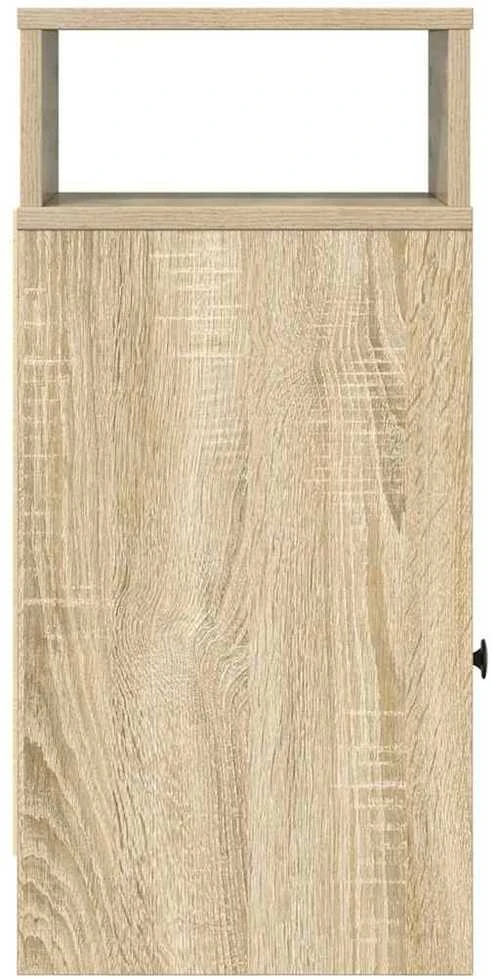 Spintelė prie lovos su stalčiumi, sonoma, 25x31x66cm