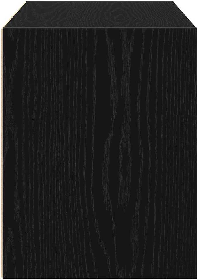 Spintelė su 2 stalčiais, juodas ąžuolas, 60x31x40 cm, mediena