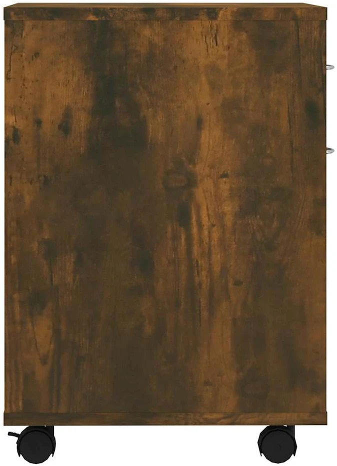Spintelė su ratukais, dūminio ąžuolo, 45x38x54cm, mediena