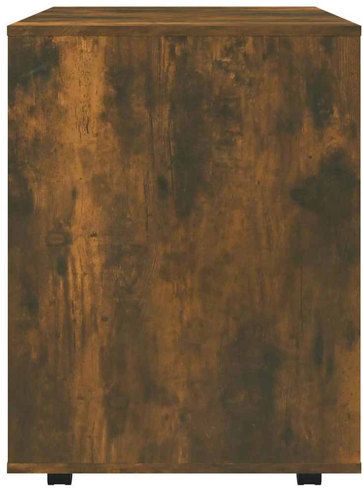 Spintelė su ratukais, dūminio ąžuolo, 60x53x72cm, mediena
