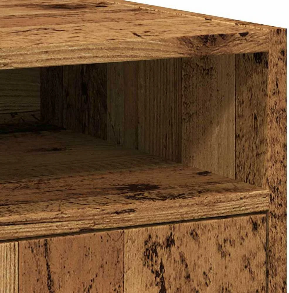 Spintelė su ratukais Old Wood 33x38x60 cm Inžinierinė mediena