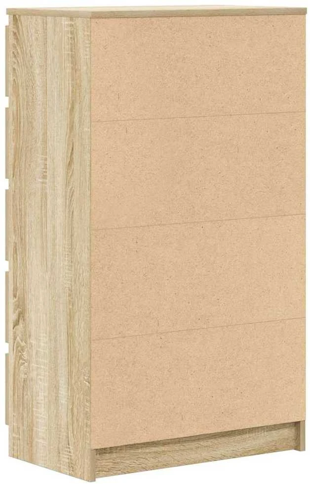 Spintelė su stalčiais, ąžuolo, 60x36x103cm, apdirbta mediena